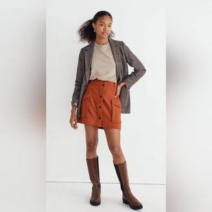 Madewell mini cargo skirt